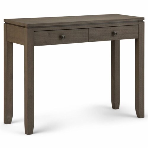 Simpli Home Cosmopolitan Console Table Farmhouse Gray 1 ct