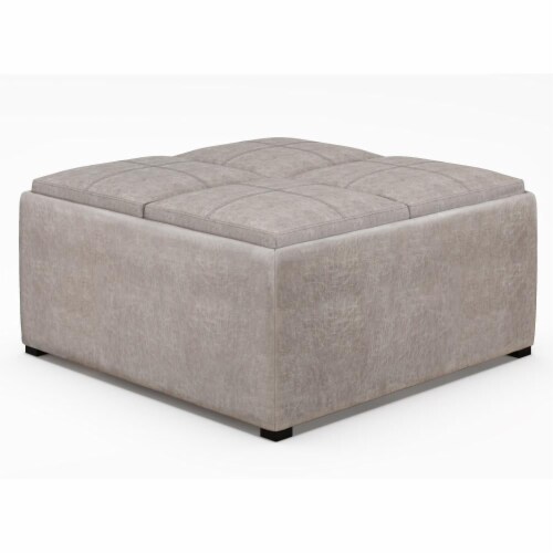 Simpli home avalon coffee cheap table storage ottoman