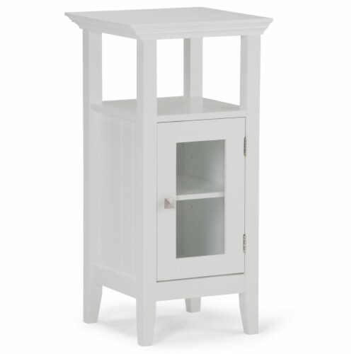 Acadian 15 in. W x 14 in. D x 30 in. H Floor Storage Bath Cabinet in White Acadian 15 in. W x 14 in. D x 30 in. H Floor Storage Bath Cabinet in White