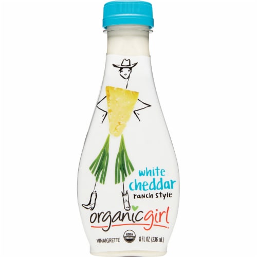 organicgirl White Cheddar Ranch Style Vinaigrette Dressing Perspective: front