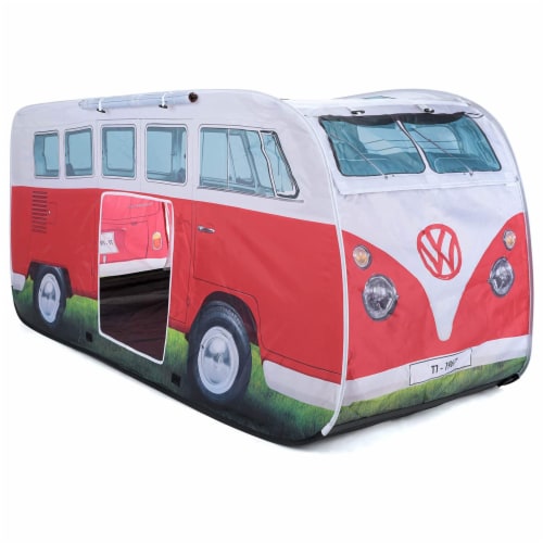 VW Licensed Range Kids Pop Up Camper Van Play Tent with Carry Bag Titan Red 1 Piece Kroger