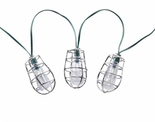 Solar Smart Cornelius Outdoor String Lights - Silver Perspective: front