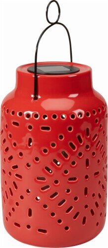 solar ceramic lantern