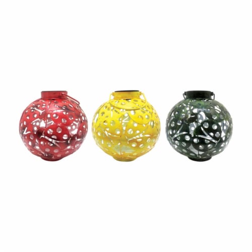 Smart Living 8886152 Solar Metal Solar Lantern - Assorted Color Perspective: front