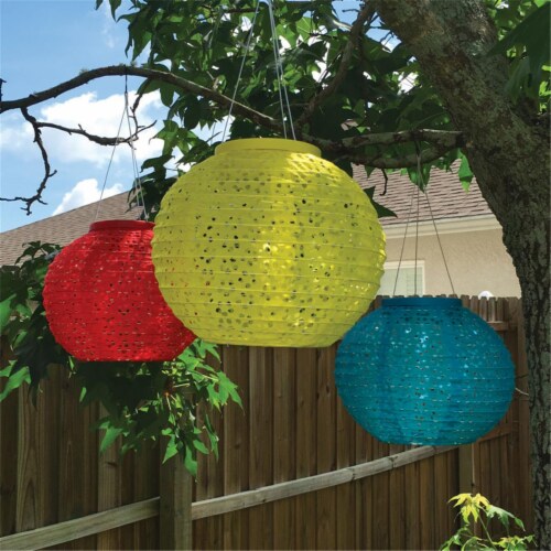 Smart Living 8533499 Assorted Polyester Chinese Lantern- pack of 12 Perspective: front