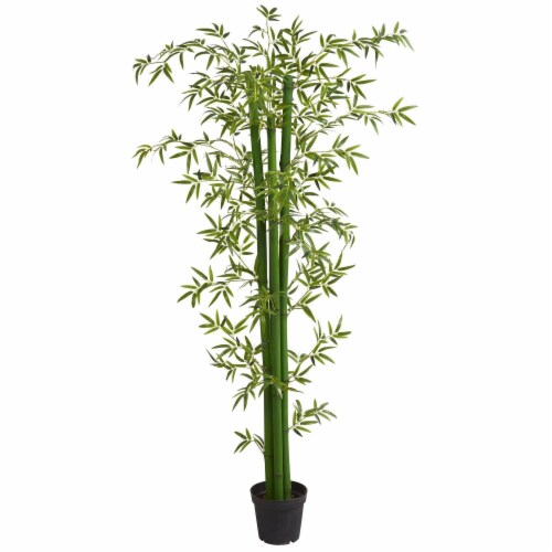 Nearly Natural 5595 8 ft. Bamboo Artificial Tree Perspective: front
