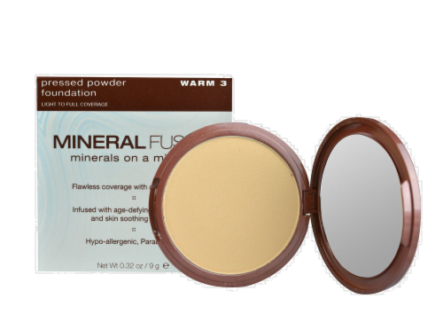 Mineral Fusion Warm 3 Pressed Powder Foundation Perspective: front