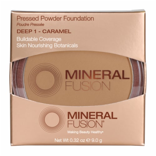 Mineral Fusion Deep 1 Pressed Powder Foundation Perspective: front