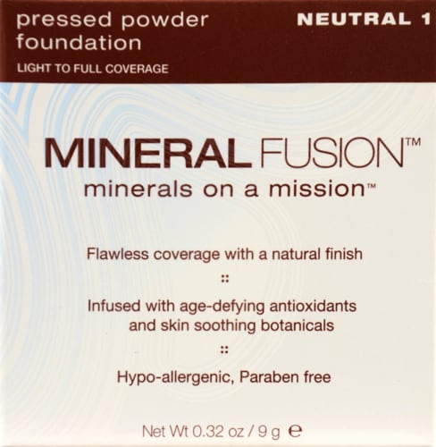 Mineral Fusion 1 Neutral Pressed Powder Foundation Perspective: front