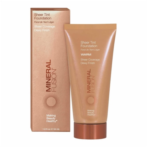 Mineral Fusion Warm Sheer Tint Foundation Perspective: front