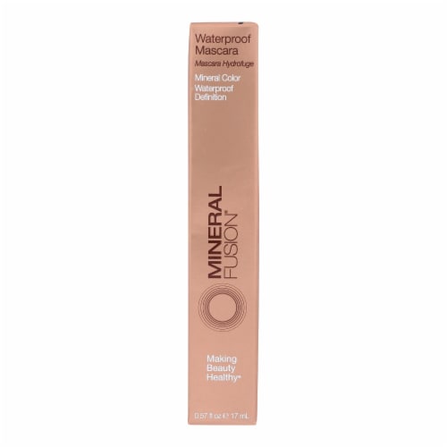 Mineral Fusion Waterproof Raven Mascara Perspective: front