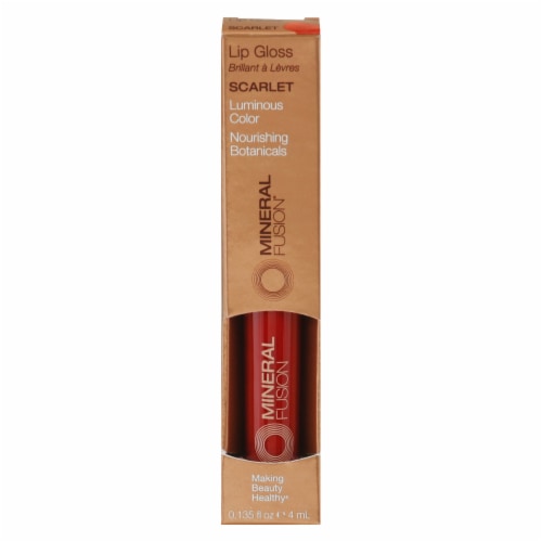 Mineral Fusion Scarlet Lip Gloss Perspective: front