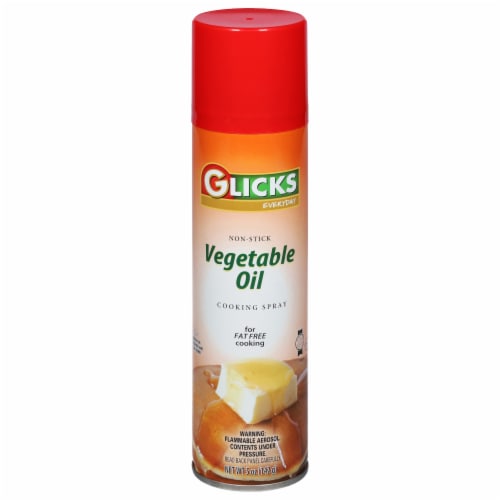 Glicks® Vegetable Oil Cooking Spray Perspective: front
