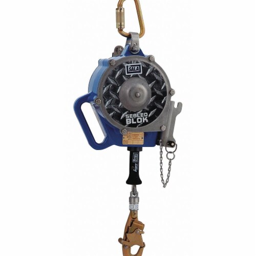 3m Dbi-Sala Rescue Self-Retracting Lifeline,BlueGray 3400853 Perspective: front