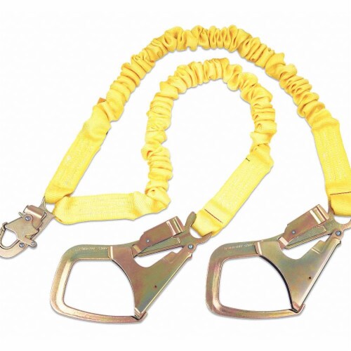 3m Dbi-Sala Shock Absorbing Lanyard W/Saflok  1244448 Perspective: front