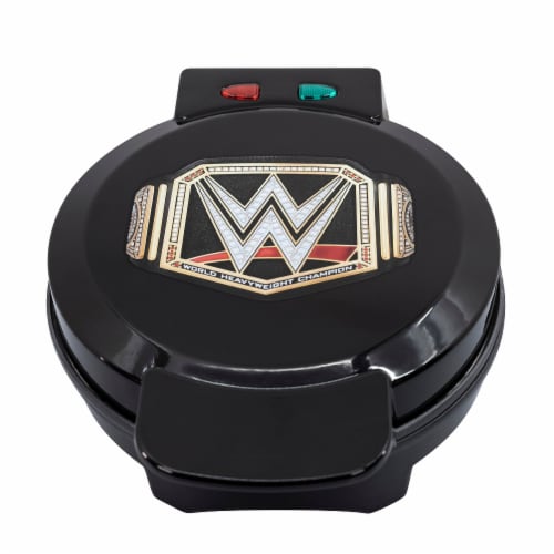 Uncanny Brands WWE Championship Belt Waffle Maker Perspective: front