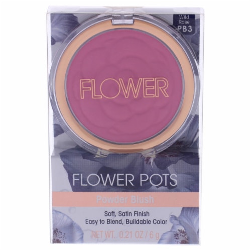 Flower Beauty Flower Pots Powder Blush Wild Rose Perspective: front