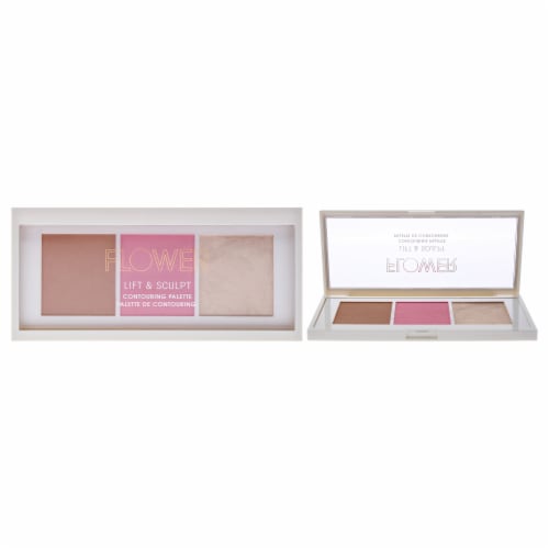 Flower Light to Medium Lift and Sculpt Contouring Palette Perspective: front