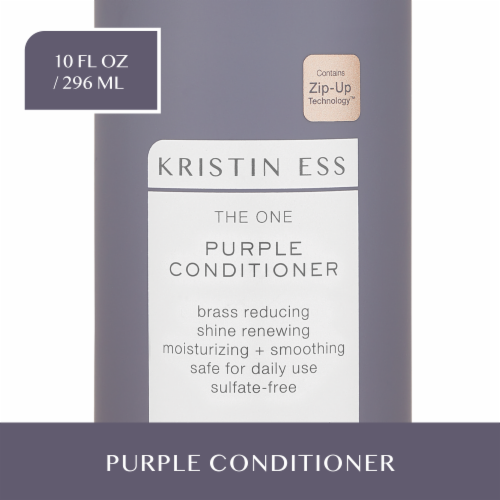 Kristin Ess The One Purple Conditioner Perspective: front