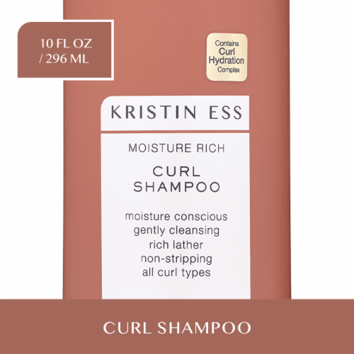 Kristin Ess Moisture Rich Curl Shampoo Perspective: front