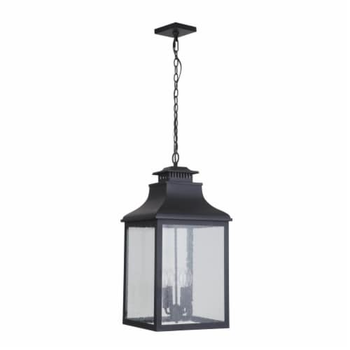 Mariana Home 313212 Drake II Four Light Outdoor Hanging Lantern - Black Perspective: front