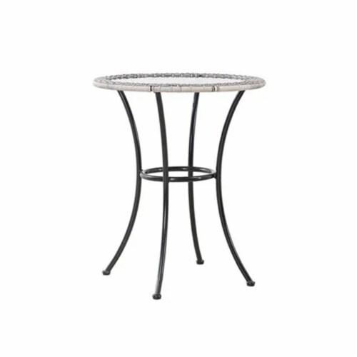 Four Seasons Courtyard 24 Inch Marbella Wicker Modern Bistro Patio