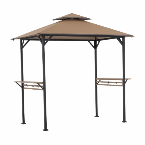 Sunjoy Summer Cove Arbrook Grill Gazebo Perspective: front