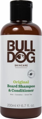 Bulldog Skincare and Grooming Original Beard Shampoo and Conditioner Perspective: front