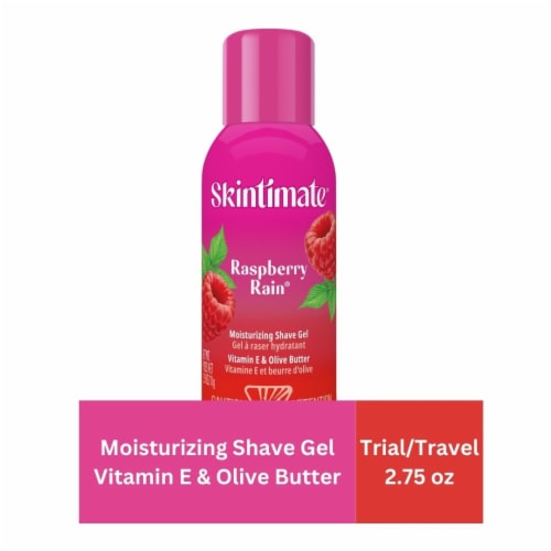 Skintimate Signature Scents Shave Gel for Women Moisturizing Raspberry Rain Scent Perspective: front