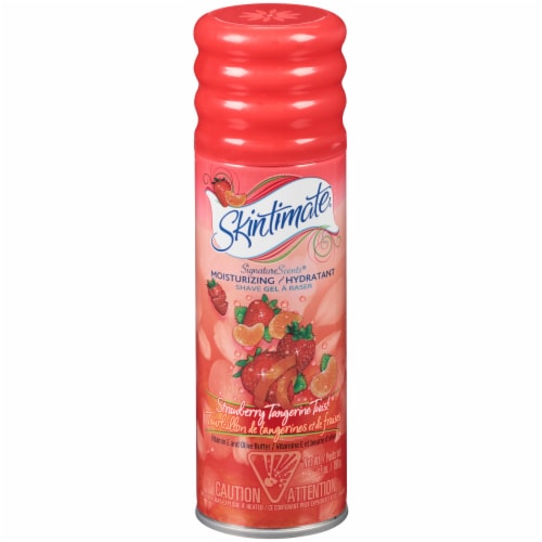 Skintimate Strawberry Tangerine Twist Moisturizing Shave Gel Perspective: front