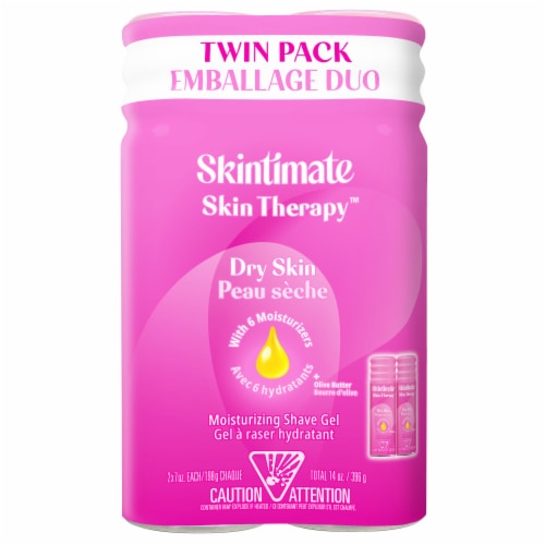 Skintimate Skin Therapy Dry Skin Shave Gel Perspective: front