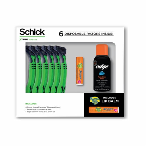 Schick® Xtreme Sensitive Holiday Gift Set Perspective: front