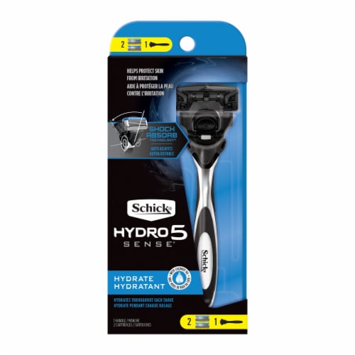 Schick Hydro 3 Razor for Men Value Pack with 4 Razor Blade Refills : Beauty  & Personal Care 