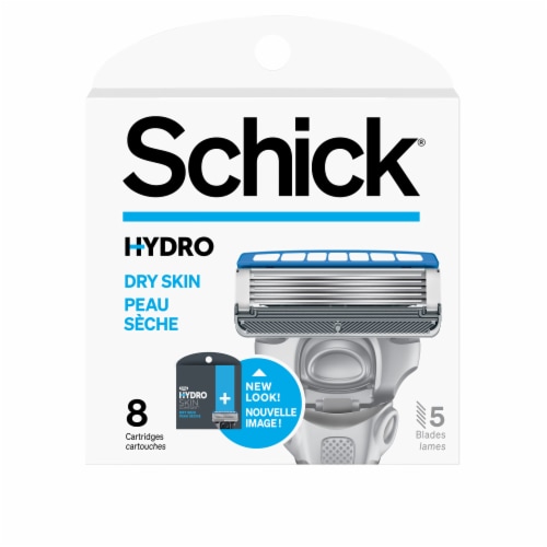 Schick Hydro Dry Skin Cartridges Perspective: front