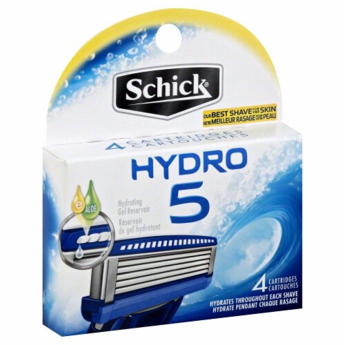 Schick Hydro 5 Blade Razors Perspective: front