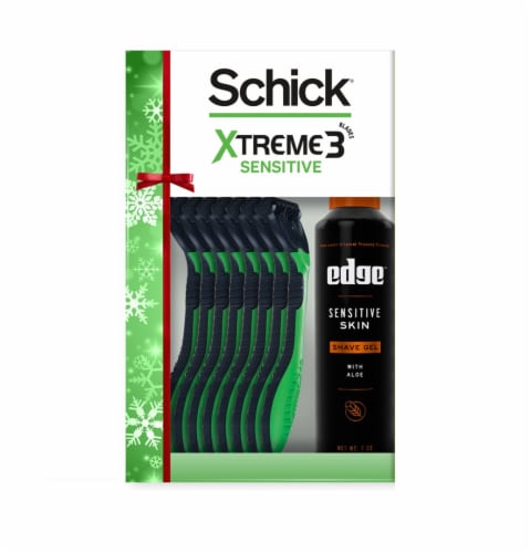 Schick® Xtreme3 Sensitive Mens Shave Gift Set Perspective: front