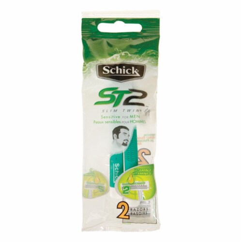 Schick Xtreme2 Sensitive Skin 2-Blade Men's Disposable Razors Perspective: front