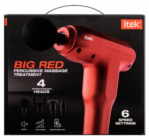 iTek™ Big Red Impact Pro Massager Perspective: front