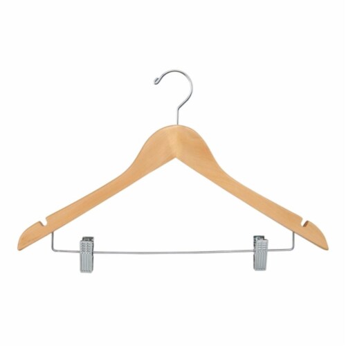 Econoco 17 in. Flat With Chrome Metal Bar And Clips Pack of 100 Perspective: front
