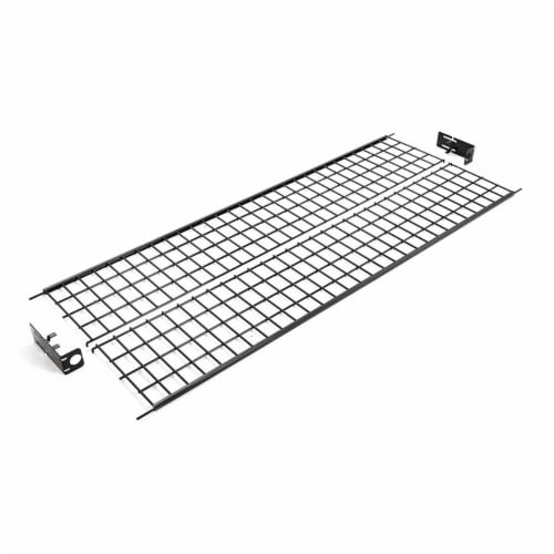 Econoco  Wire Shelf for RZK-8 Z-Rack&#44; Epoxy Black Perspective: front