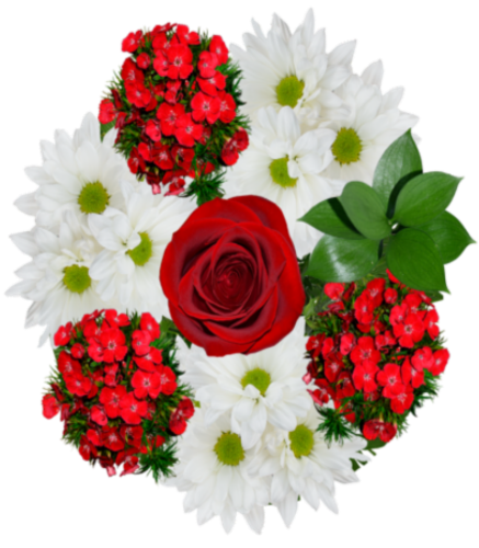 Kentucky Derby Bouquet Perspective: front