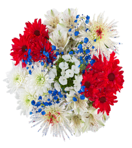 Bastille Day Bouquet Perspective: front