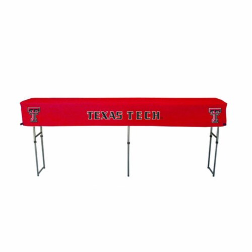 Rivalry RV400-4500 Texas Tech Canopy Table Cover Perspective: front