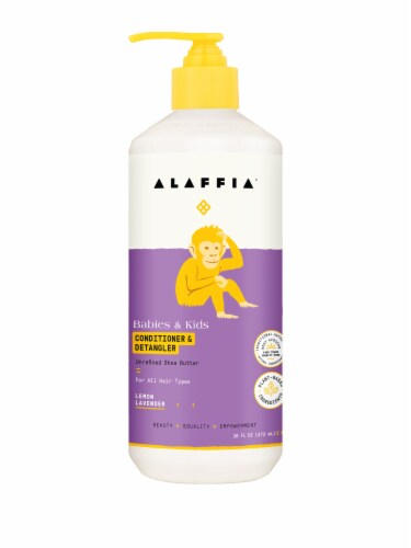 Alaffia® Babies & Kids Lemon Lavender Conditioner & Detangler Perspective: front