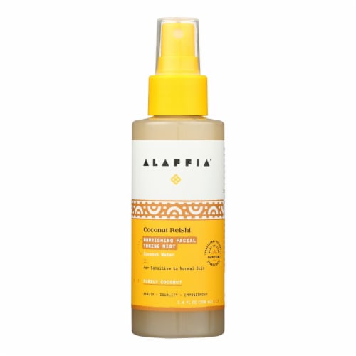 Alaffia Toning Coconut Resihi Rose Facial Mist Perspective: front