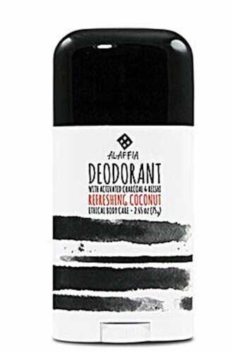 Alaffia Activated Charcoal & Reishi Refreshing Coconut Deodorant Perspective: front