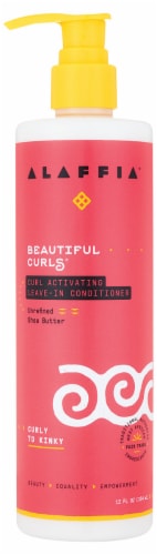Alaffia Beautiful Curls Curl Activating Leave-In Conditioner Perspective: front
