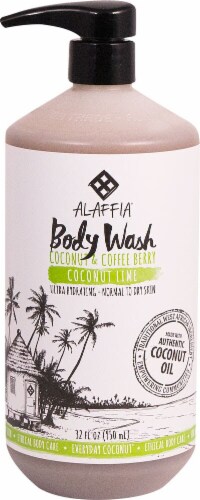 Alaffia Everyday Coconut Lime Body Wash Perspective: front