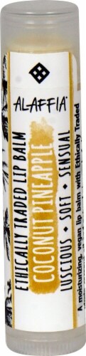 Alaffia  Everyday Coconut Ethically Traded Lip Balm   Coconut Pineapple Perspective: front