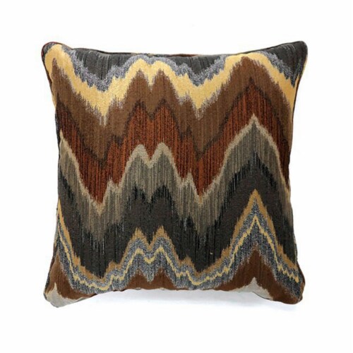 Seismy Contemporary Pillow, Multicolor, Set of 2, Large- Saltoro Sherpi Perspective: front